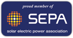 Proud Member of SEPA | Solar Electric Power Association